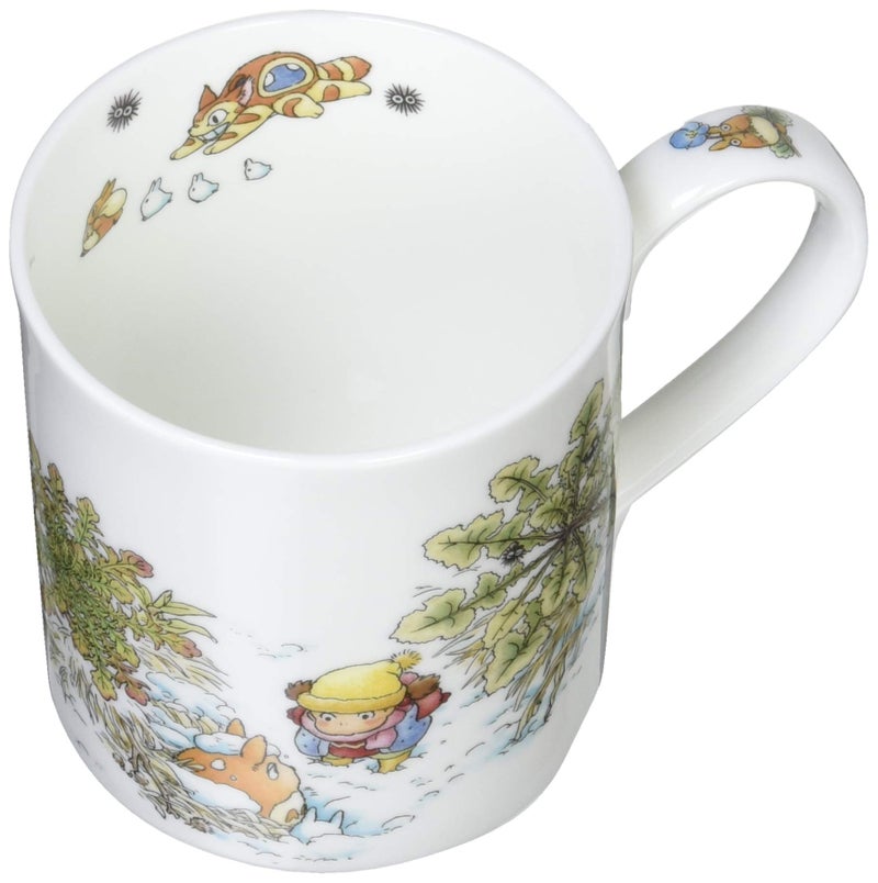 Noritake 4660-1J/T97265 Bone China Mug, 13.5 fl oz (400 cc), My Neighbor Totoro Oinu no Fuguri, Microwave Safe, 1 Piece - Image 3